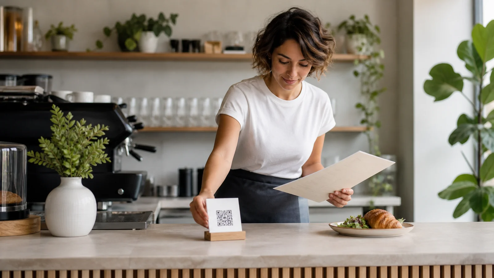 Emprendedor conecta fotos de productos y atención por mensajes