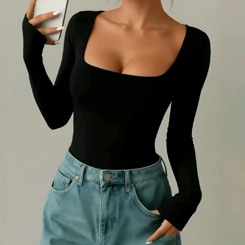 Body Encaje Cuadrado - 1