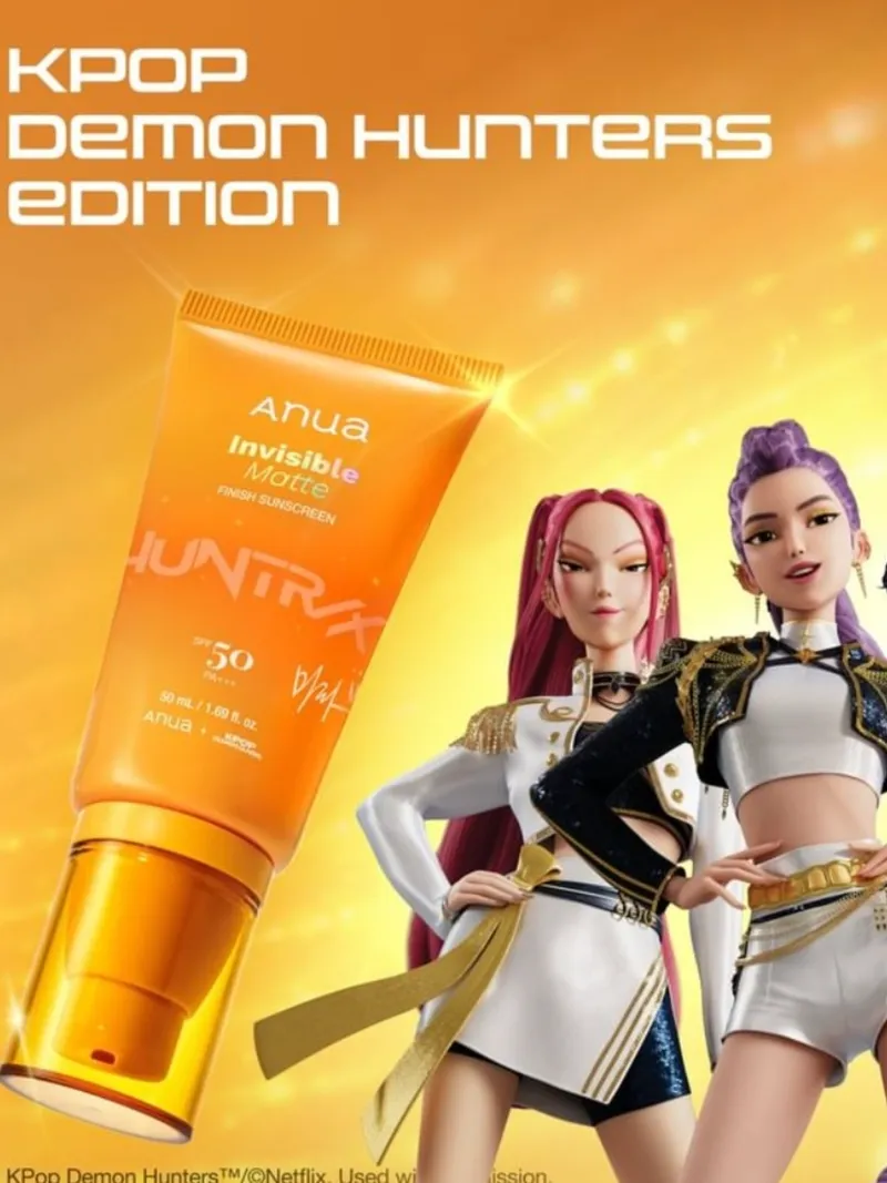 Anua Protector Solar Kpop Demon Hunters Invisible