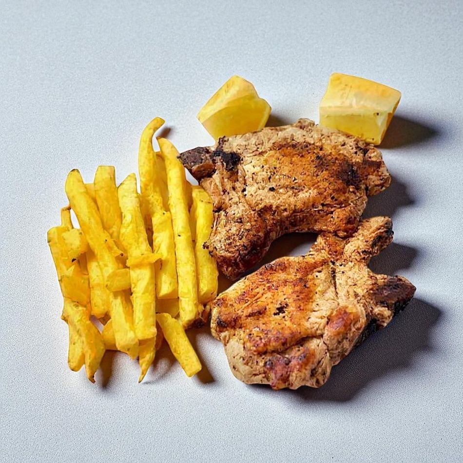 Costillitas de Cerdo con Guarnición