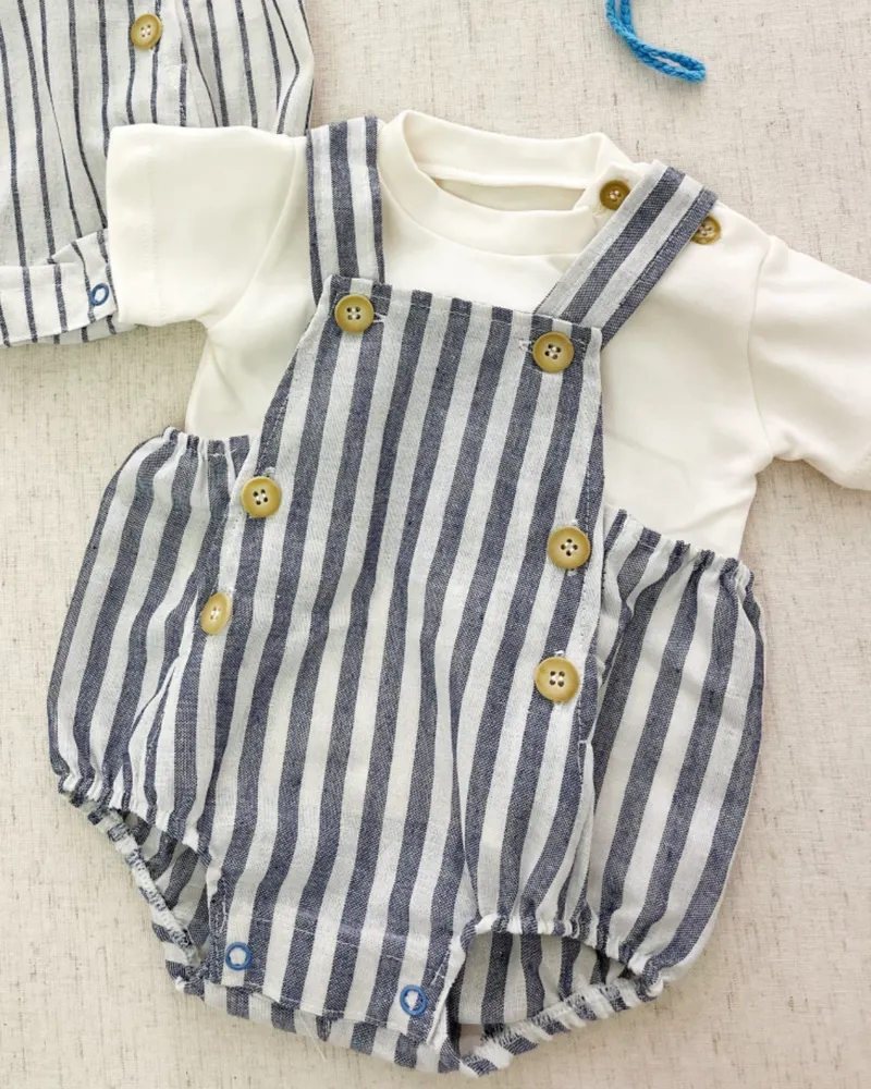 Conjunto De Lino Talle 3m