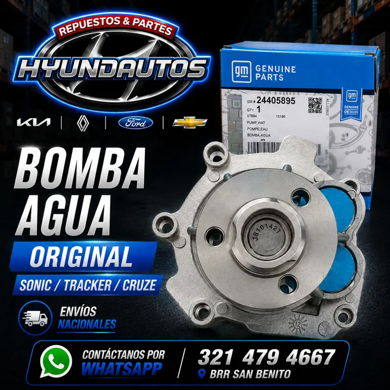 Bomba Agua Sonic Tracker Cruze Original