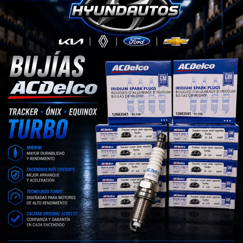 Bujias Tracker/ Onix Turbo