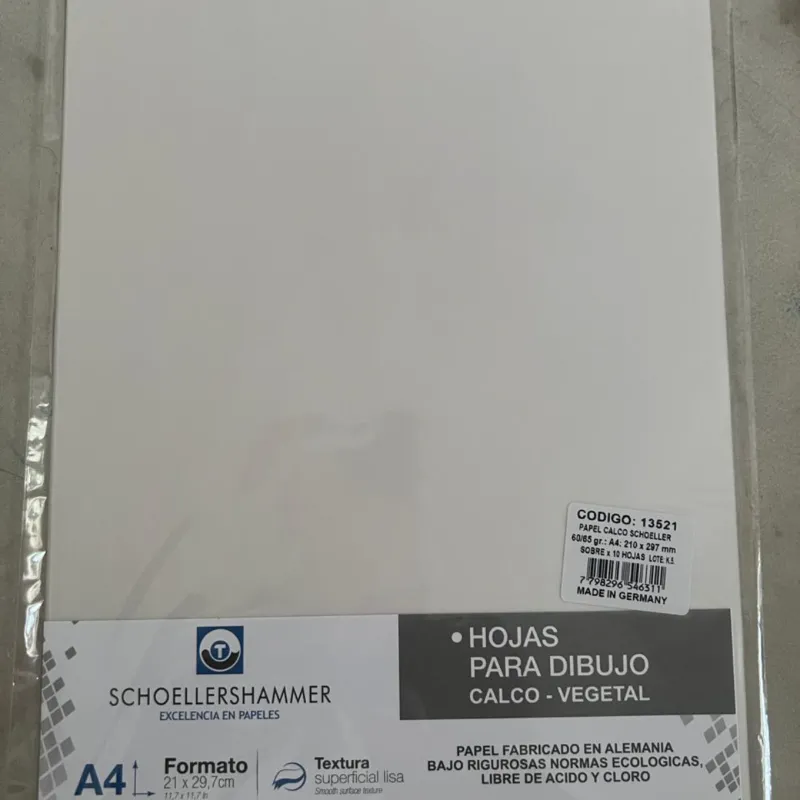 Repuesto Plantec Hojas Calcar A4 X 5u 90g