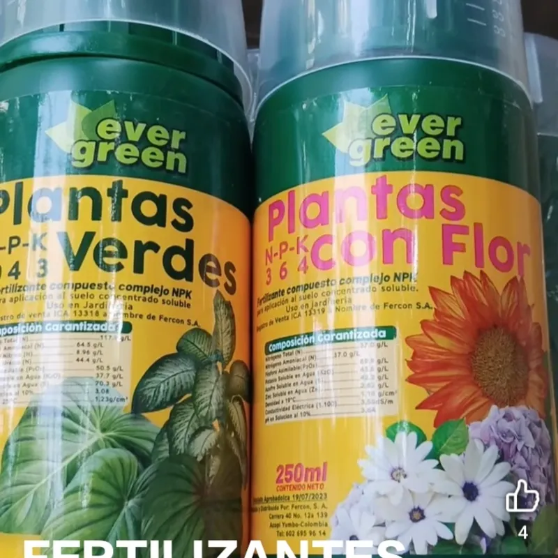 Fertilizantes Plantas De Flor Y Follaje Verde