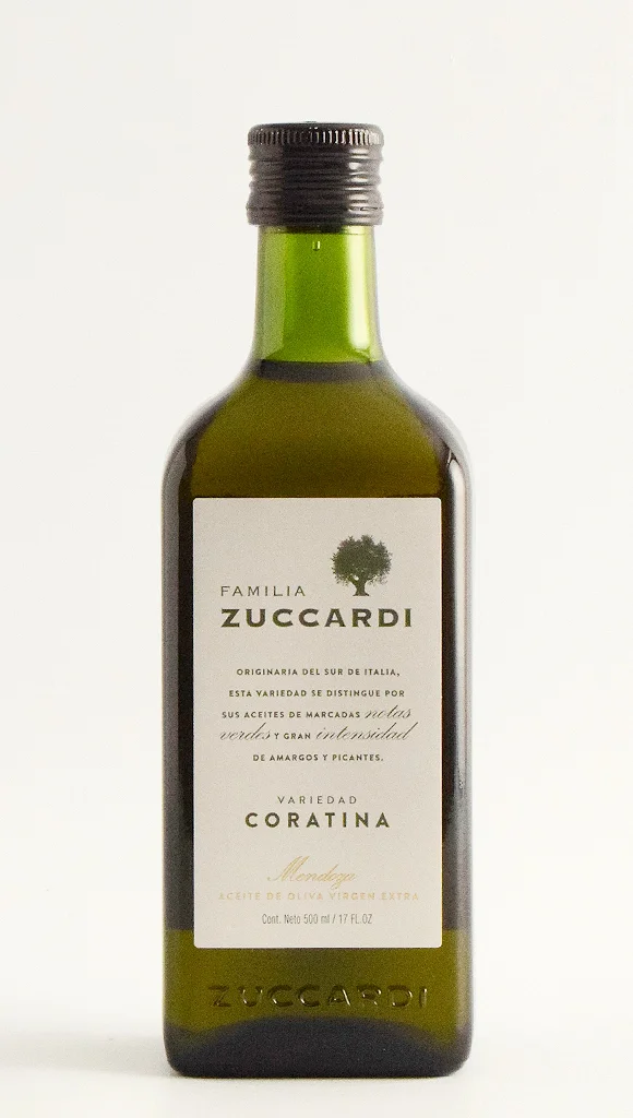 Aceite de Oliva Familia Zuccardi Variedad Coratina 500 ml