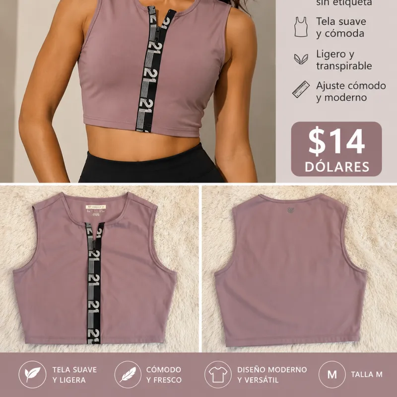 Top Crop Forever 21  Talla M