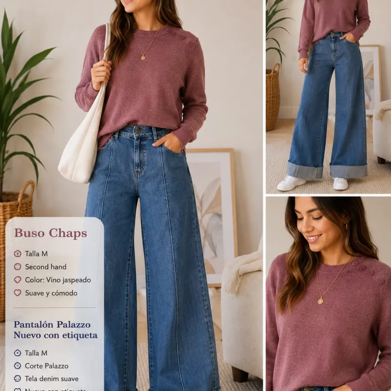Look Casual  Buso & Palazzo Denim
