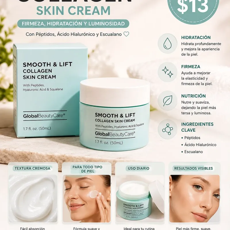 Global Beauty Care  Collagen Skin Cream