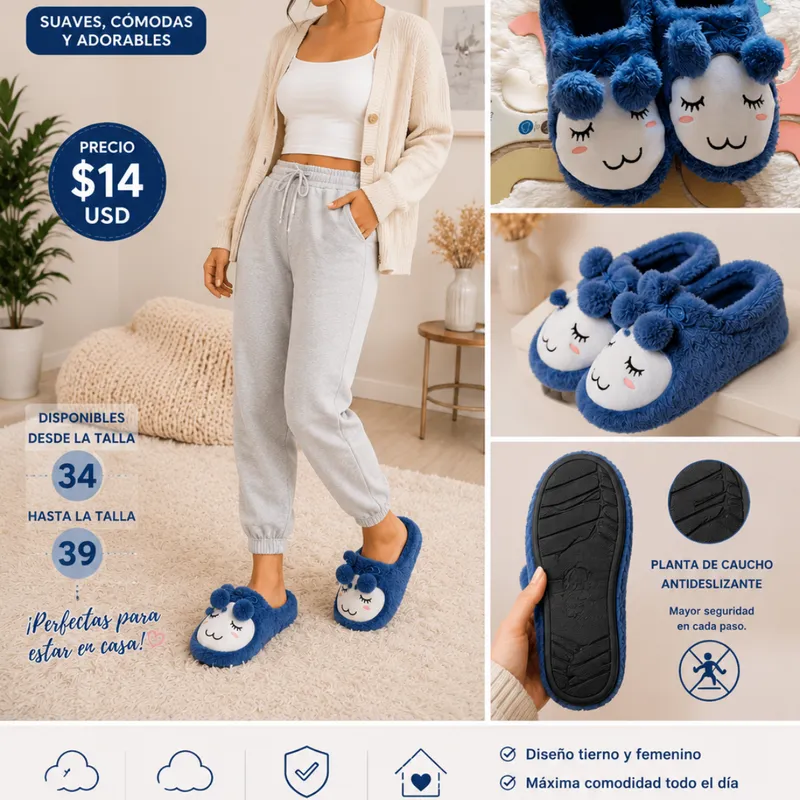 Pantuflas Nube SoñAdora  Confort Y Estilo