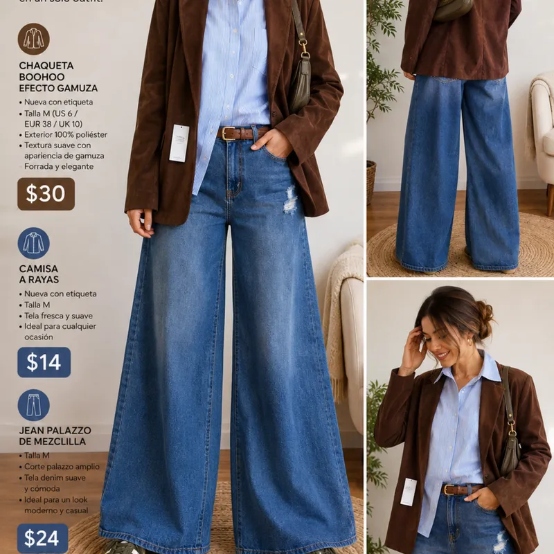 Look Casual Chic  Moderno Y VersáTil