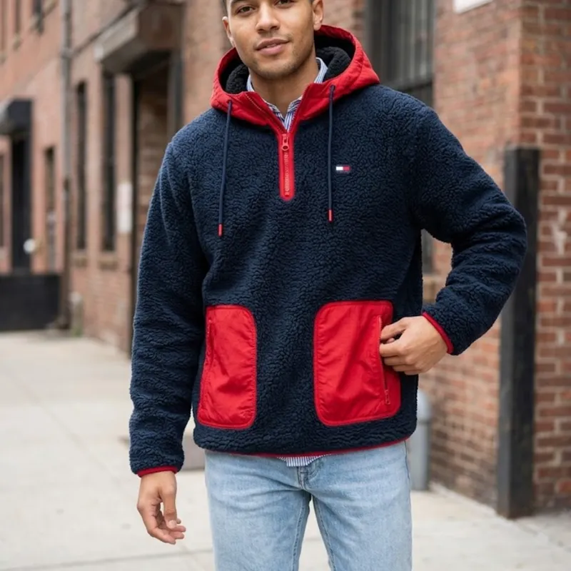 Capucha Fleece Tommy Hilfiger Unisex Talla S - M