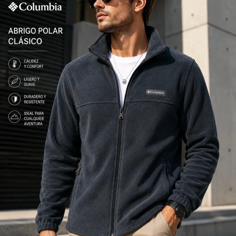 Chaqueta Polar Columbia Para Hombre  Talla M