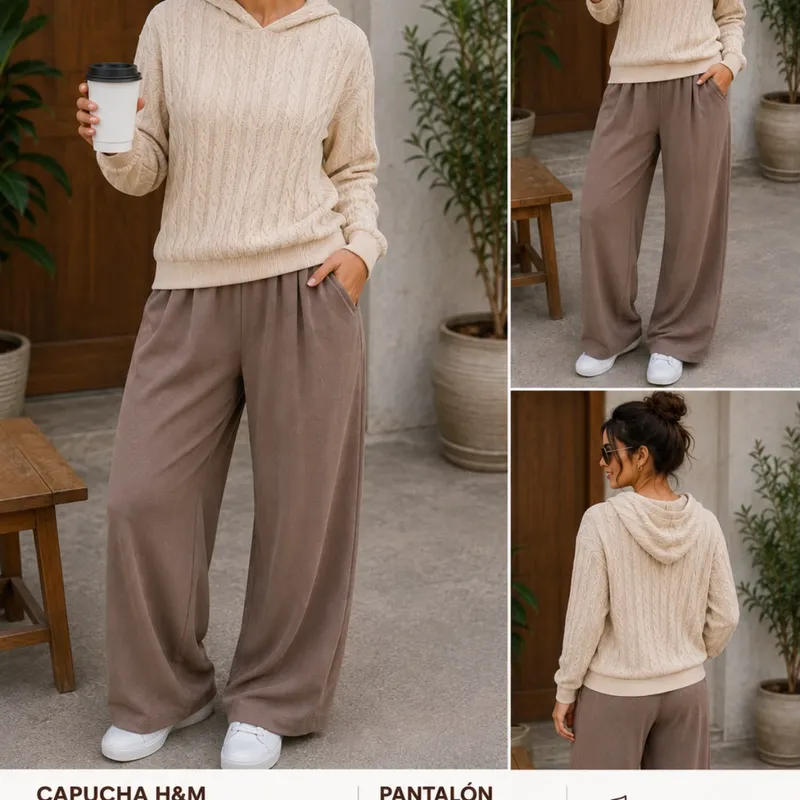 Capucha H&M Talla M - PantalóN Liviano Talla  M
