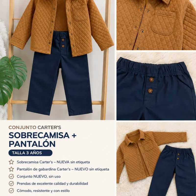 Conjunto Infantil Niño Kiabi + Cat & Jack Talla