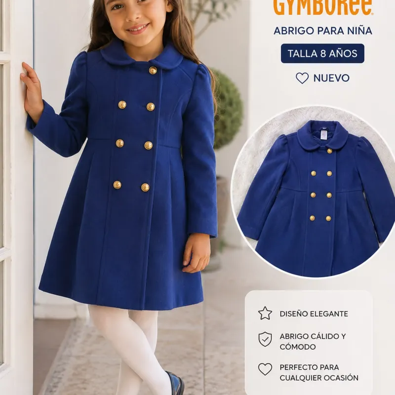 Gymboree  Abrigo Azul NiñA Talla 8