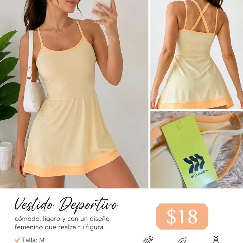 Vestido Deportivo Soft Lemon