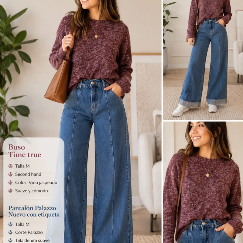 Look Casual  Buso & Palazzo Denim