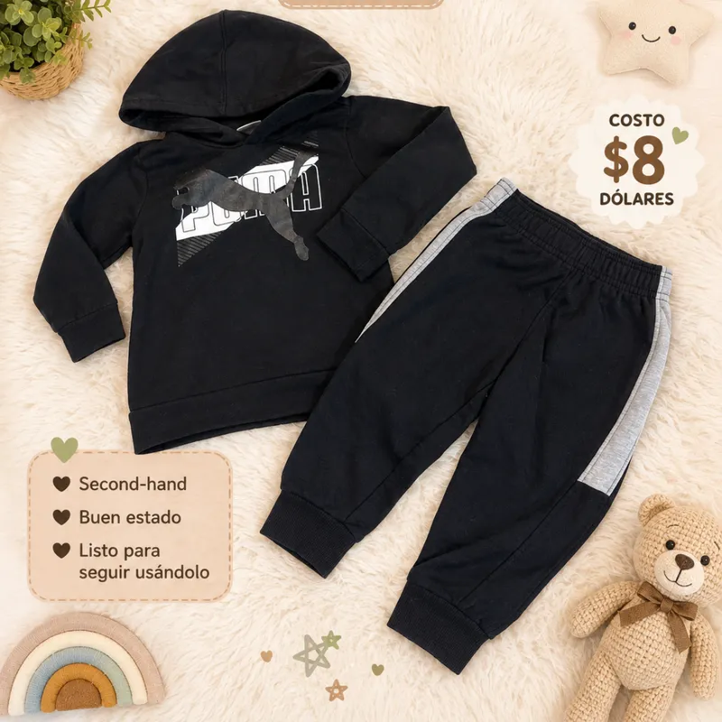 Conjunto Puma Original Para Niño  Talla 2 Años