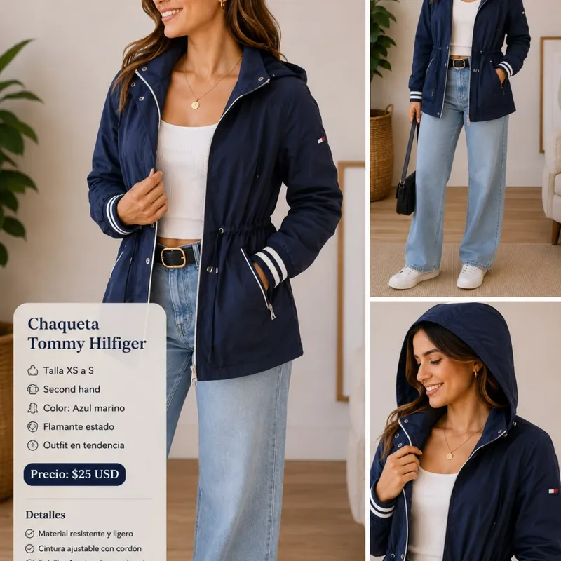 Chaqueta Tommy Hilfiger  Estilo Urbano