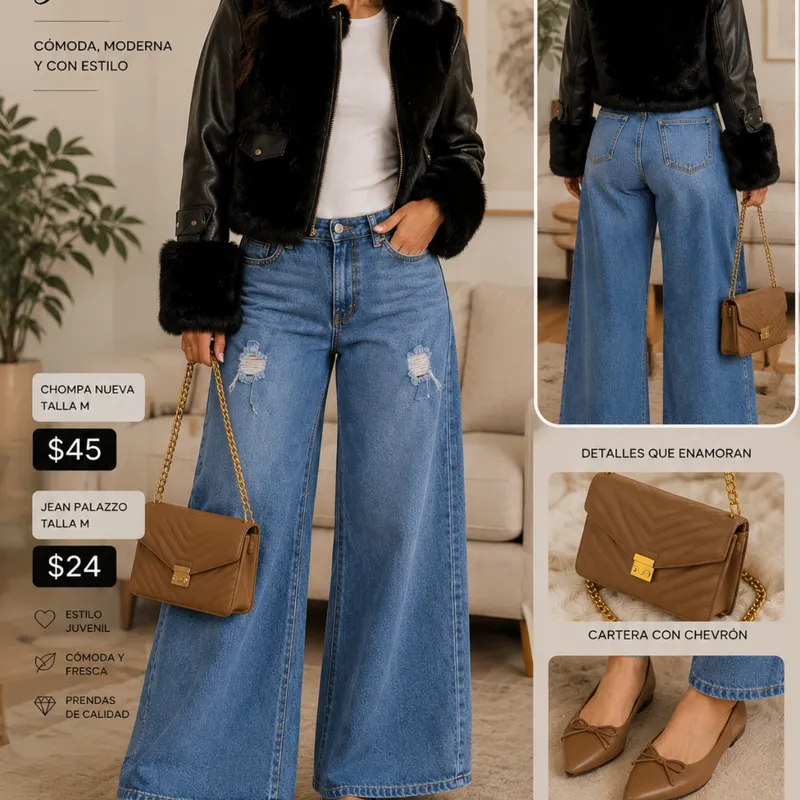 Look Juvenil  Moderno Y Con Actitud