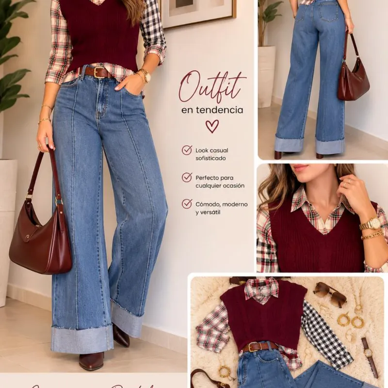 Look Casual Sofisticado  Camisa & Denim