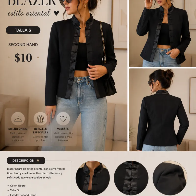 Blazer Oriental Elegance