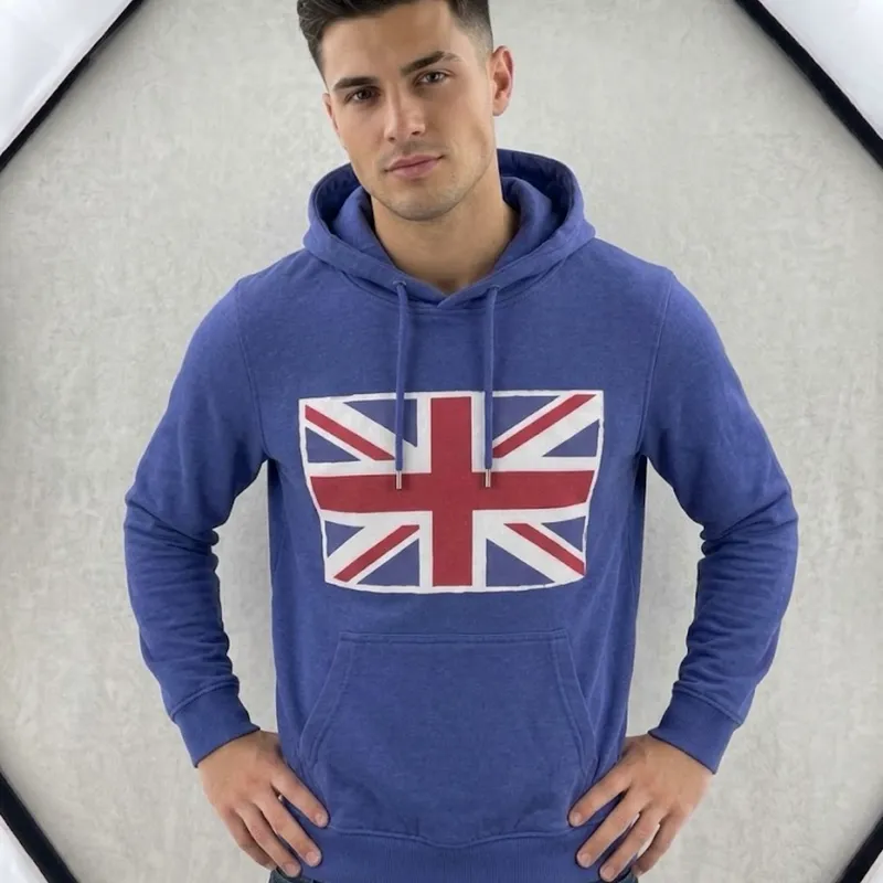 Buzo Azul Primark Estampado Bandera Britanica