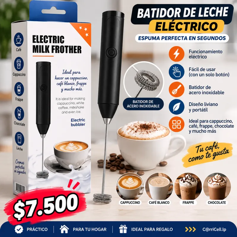Batidor De Leche Eléctrico