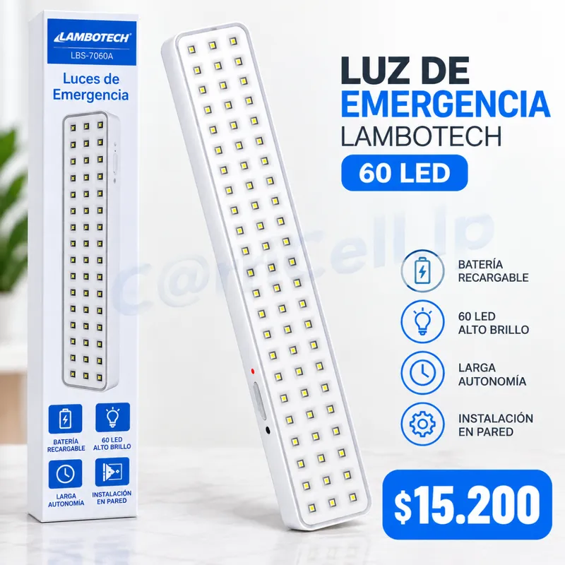 Luz De Emergencia Lambotech 60 Led  60 Leds D