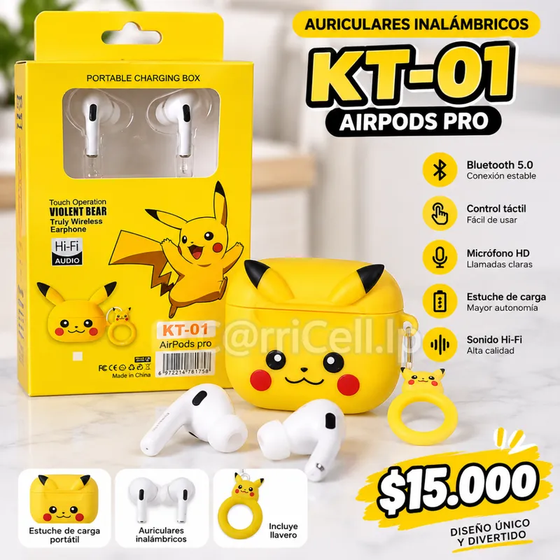 Auriculares Inalámbricos Kt-01