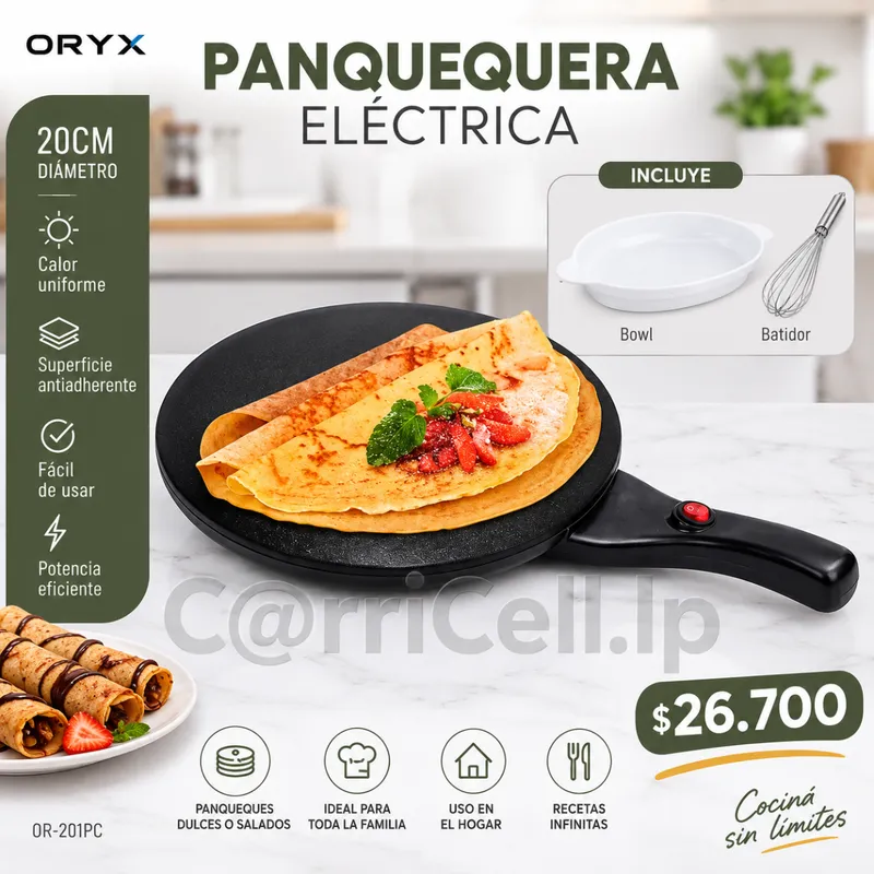 Waflera EléCtrica Oma Om-4003