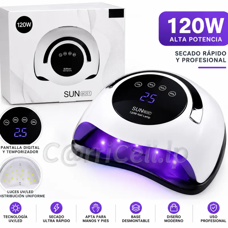 Cabina De UñAs Uv/Led Sun 120w