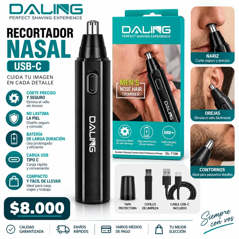 Recortador Nasal Daling Dl-7106