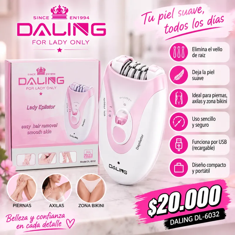 CaracteríSticas  Depiladora Daling Dl-6032