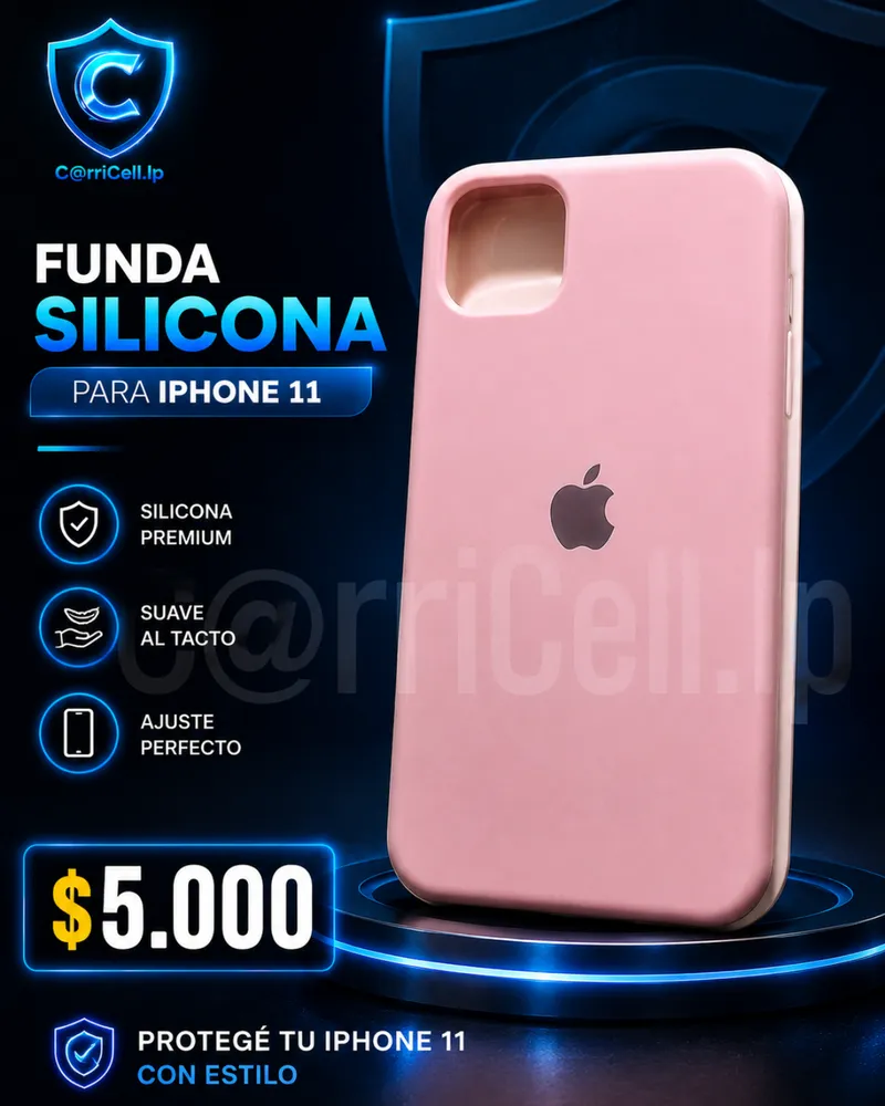 Funda De Silicona Iphone 11 Color Rosa