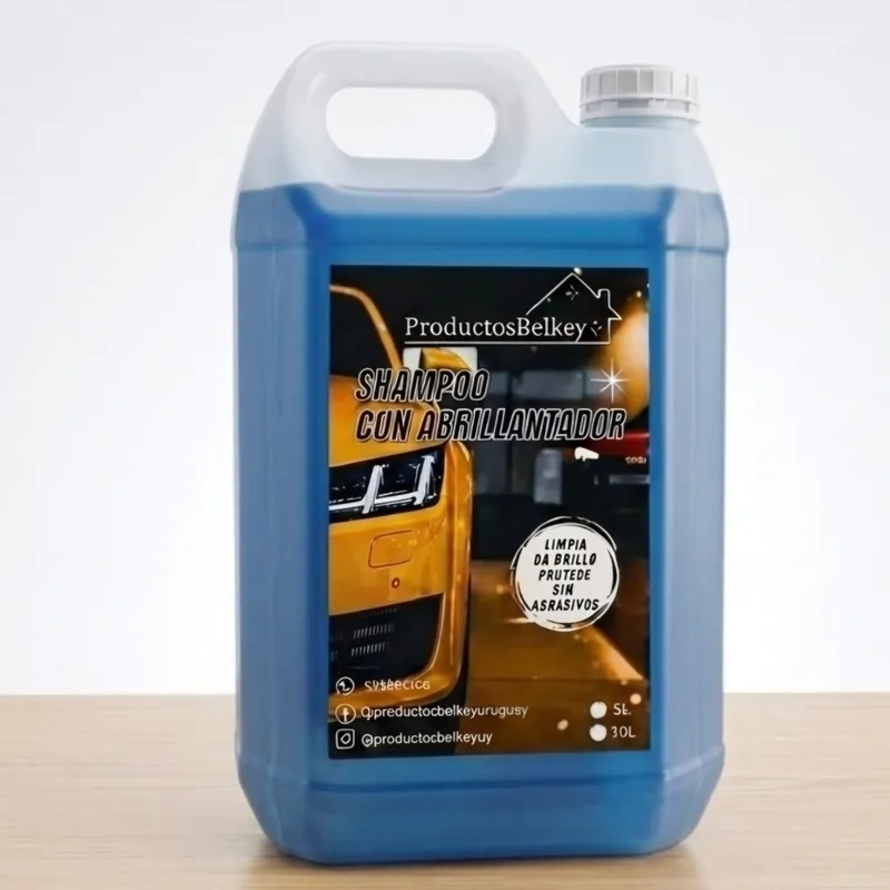Shampoo Para Autos Con Abrillantador 10 Litros