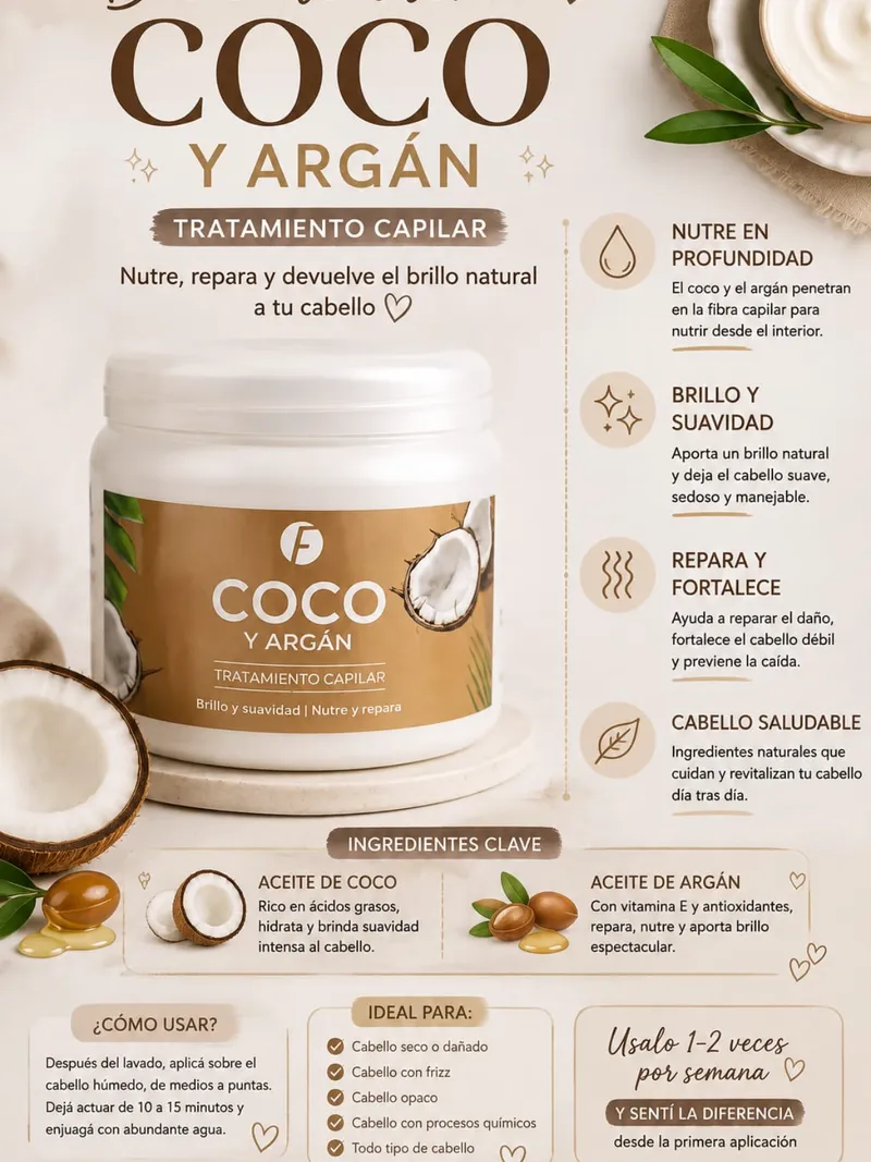 Baño De Crema Frilayp De Coco Y Argan