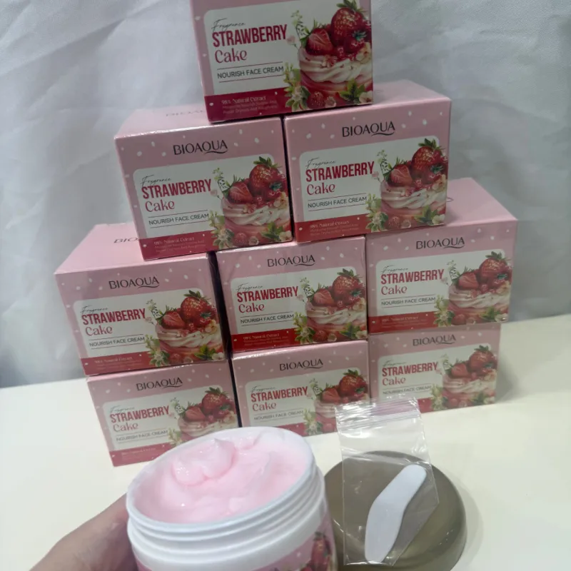 Crema Facial Nutritiva De Frutilla