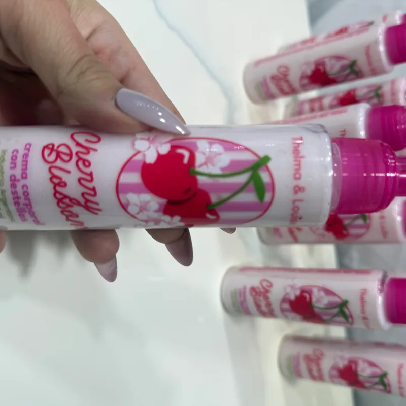 Crema Corporal C/Destellos De Cereza