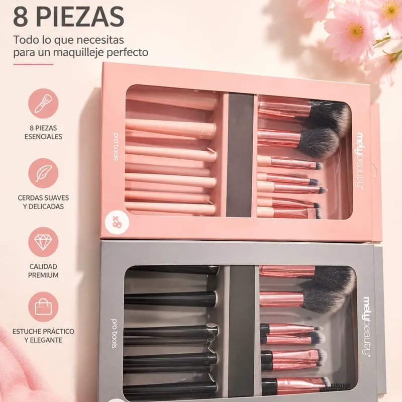 Set De Brochas X 8 Piezas
