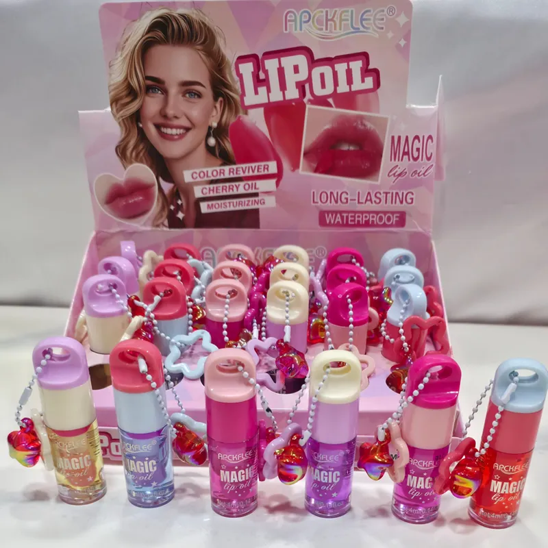 Brillo Labial Waterproof Con Llavero
