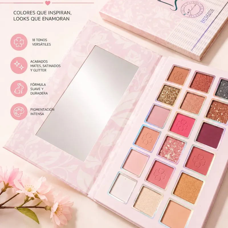 Paleta De Sombras X 18 Tonos
