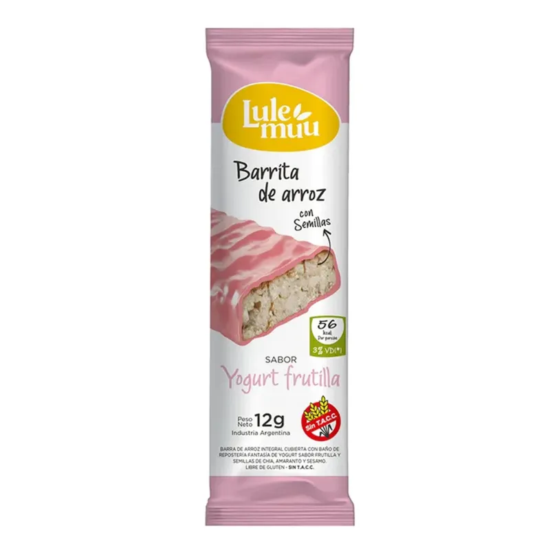 Barritas De Arroz Sabor Yogurt Frutilla