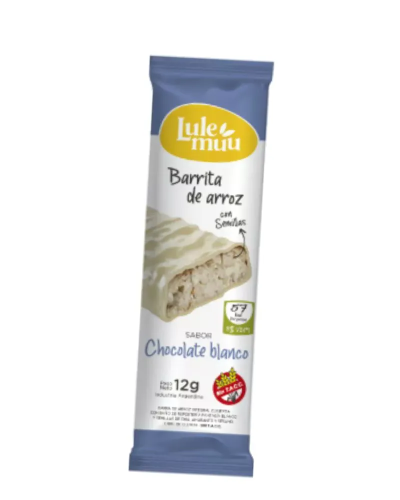 Barritas De Arroz Sabor Chocolate Blanco