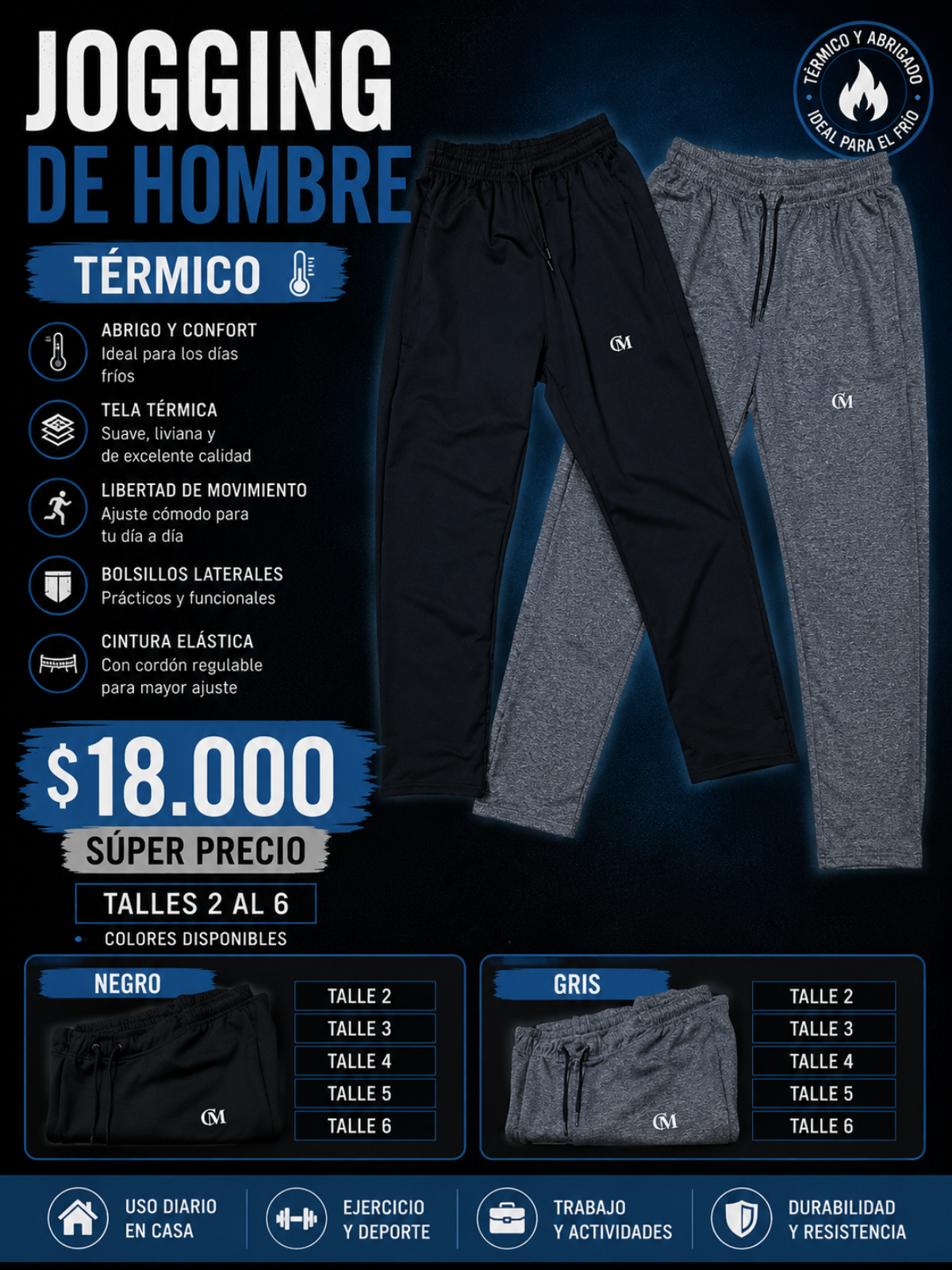 Jogging TéRmico De Hombre