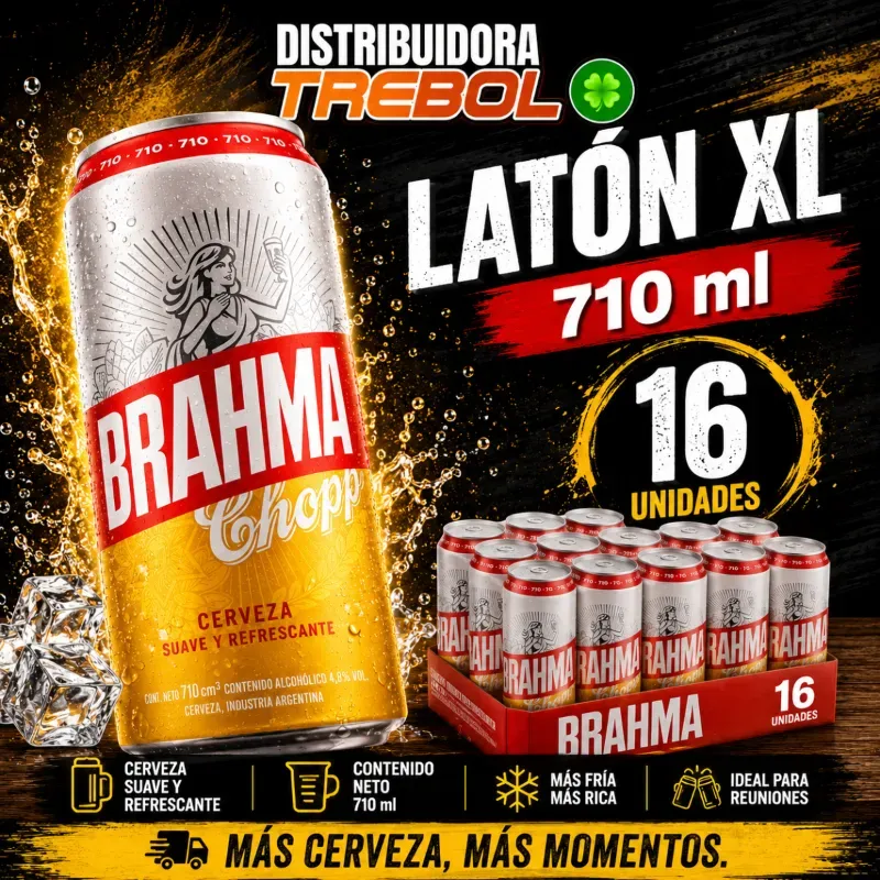 Laton Brahma 710ml Xl X16 Unidades