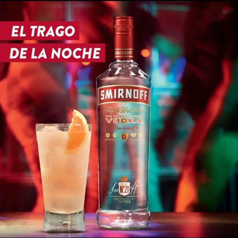 Caja Smirnoff Clasico 700ml X12 Unidades
