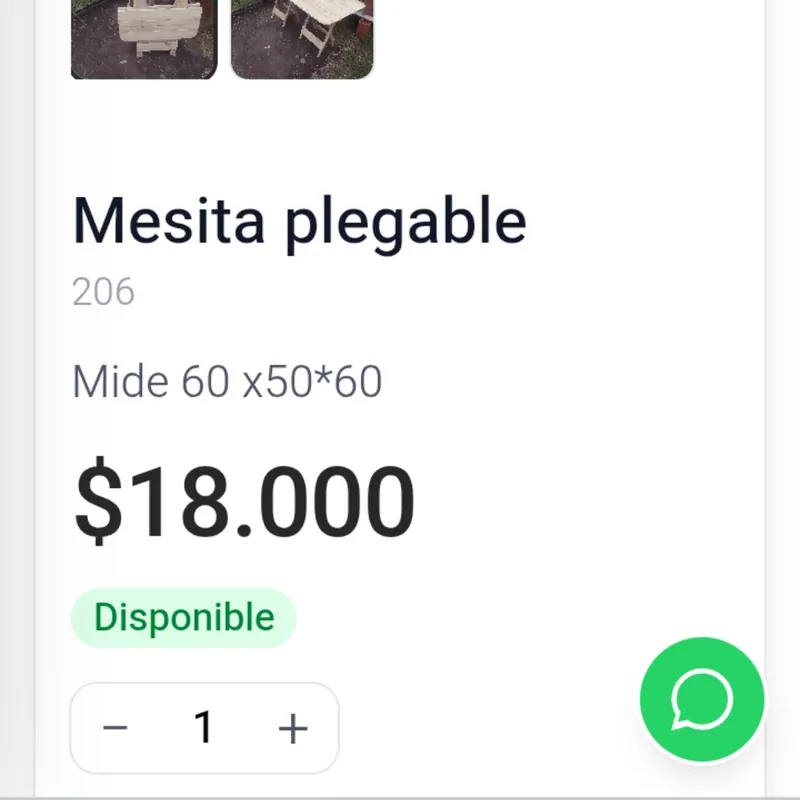 Mesita Plegable - 1