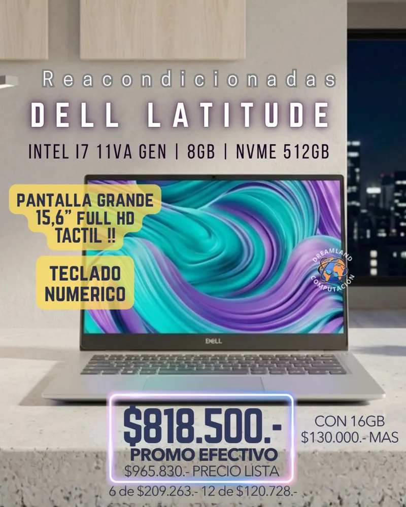 Notebook Dell 5520 Core I7 11va 8gb Ram 512gb